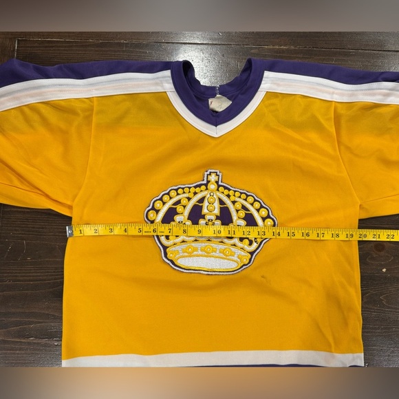 Vtg CCM Maska Los Angeles Kings NHL Hockey Jersey - Picture 6 of 7